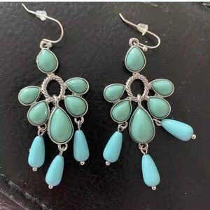 Lia Sophia Rumba Teardrop Chandelier Earrings